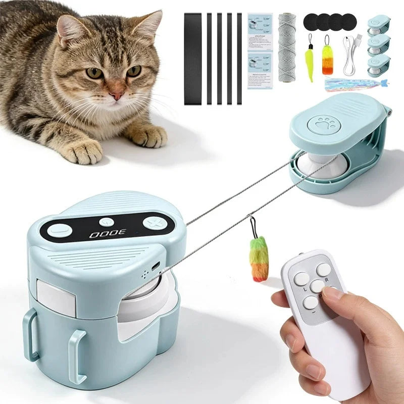 EURO VIBE Remote Control Cat Toy | Interactive Automatic Teaser