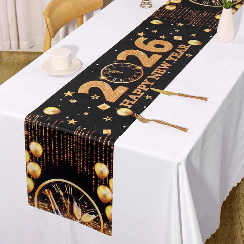 New Year 2026 Table Runner – Party Table Decor UK | EURO VIBE