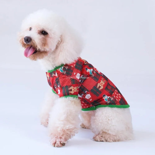 Christmas Dog Shirt | Festive Holiday Pet Outfit for Dogs – EURO VIBE