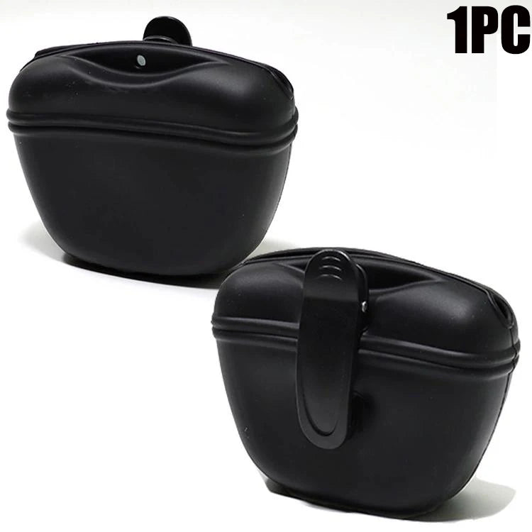 EURO VIBE Magnetic Pet Treat Pouch | Clip-On Dog Training Bag