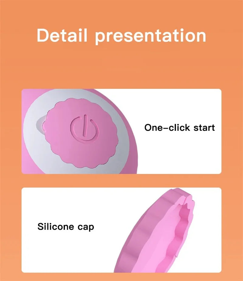 “Automatic Teasing Cat Ball Toy – Interactive Smart Rolling Pet Toy USA”