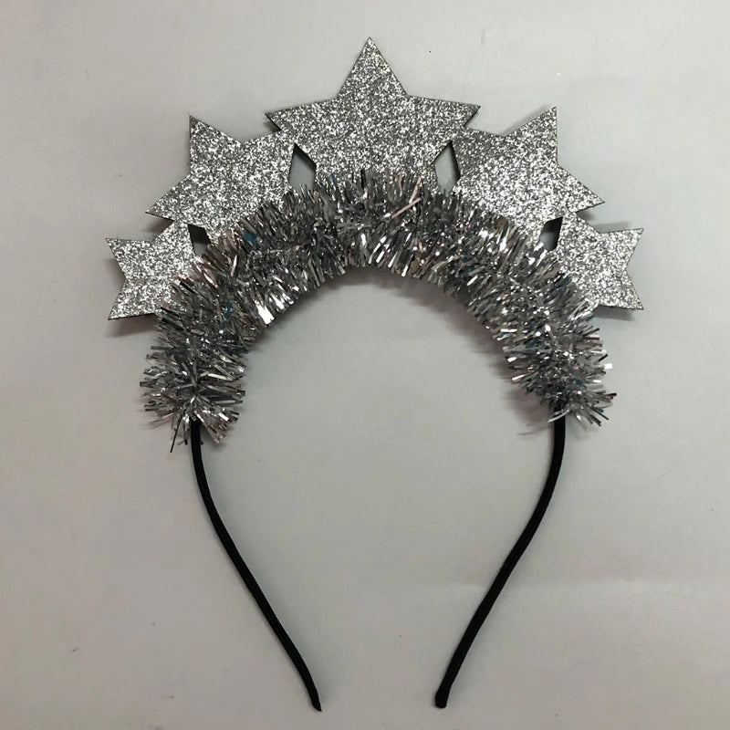 Gold Glitter New Year 2026 Headband | Party Accessory UK – EURO VIBE