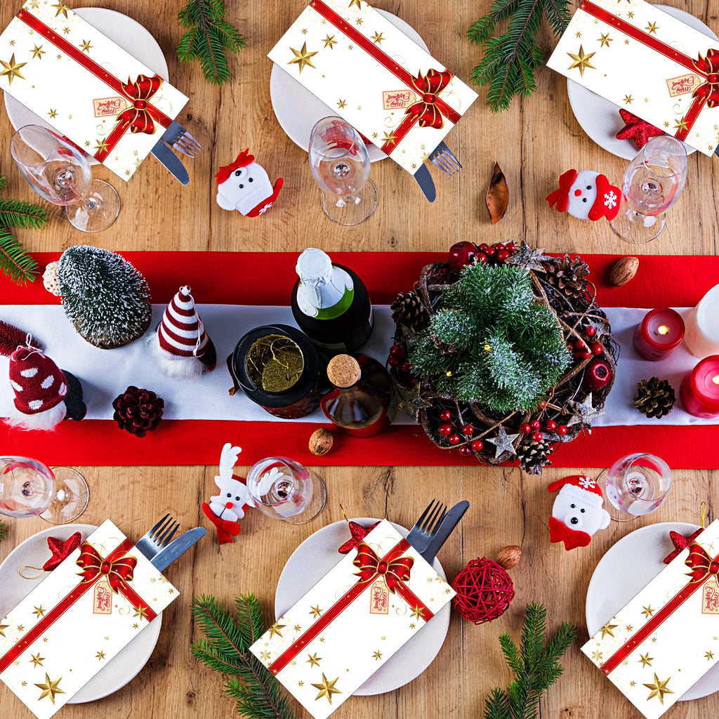 Christmas Disposable Paper Napkins Festive Party Set – EURO VIBE