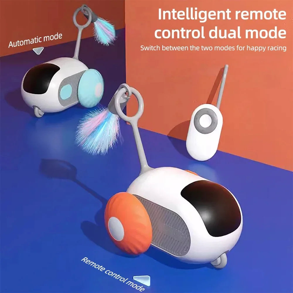 Automatic Interactive Cat Toy with Feather | EURO VIBE UK