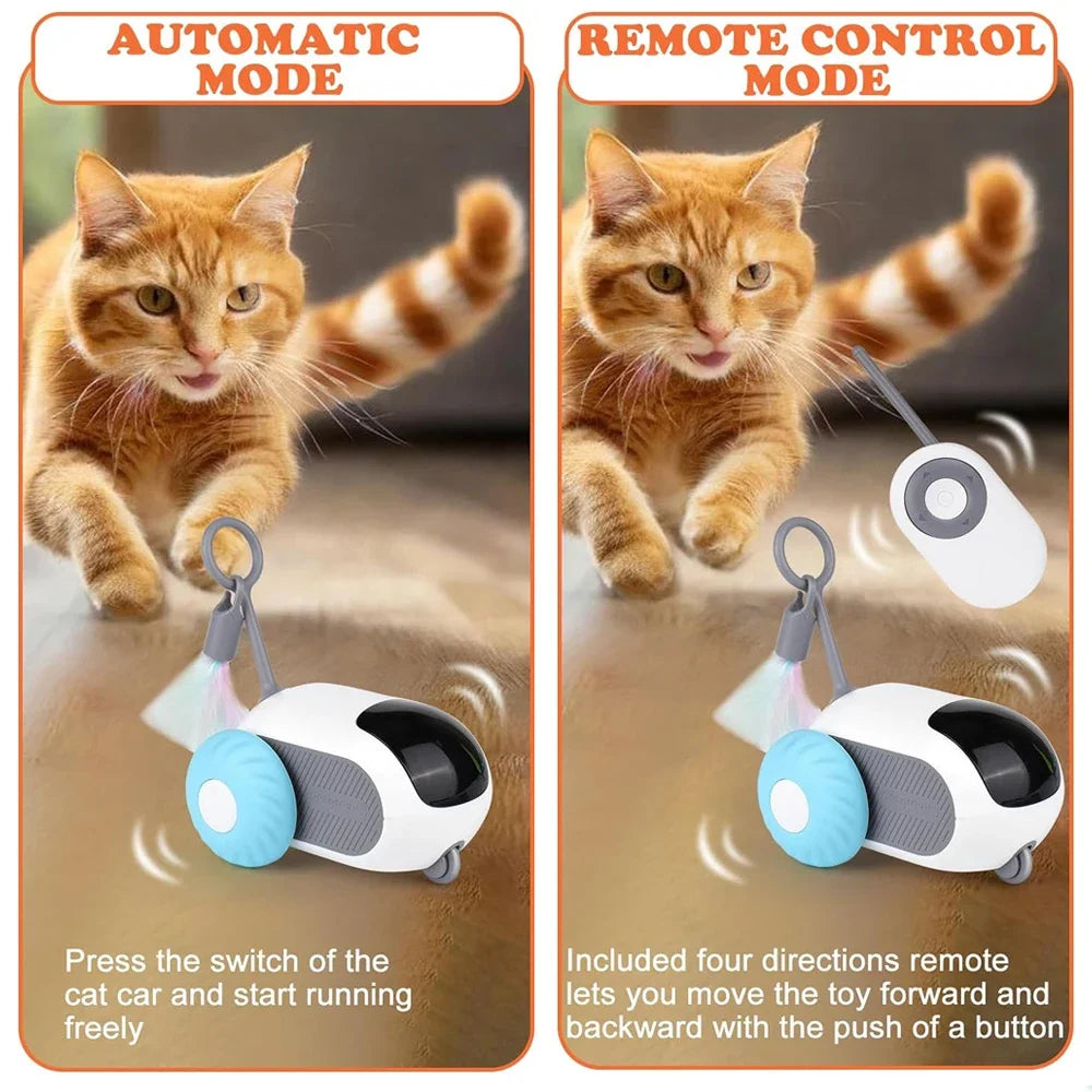 Automatic Interactive Cat Toy with Feather | EURO VIBE UK