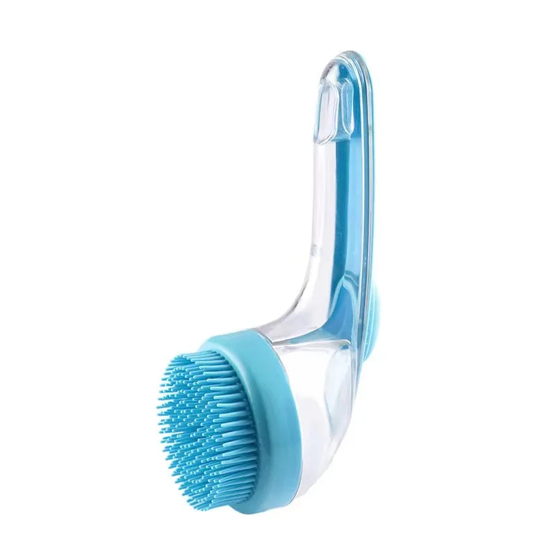 “Dog Bath Brush UK – C Grooming Brush for Pets”