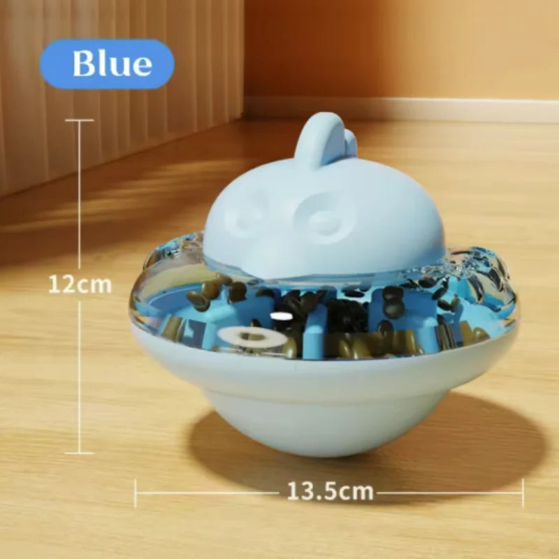 EURO VIBE Cat Treat Dispenser | Interactive Puzzle Feeder Toy