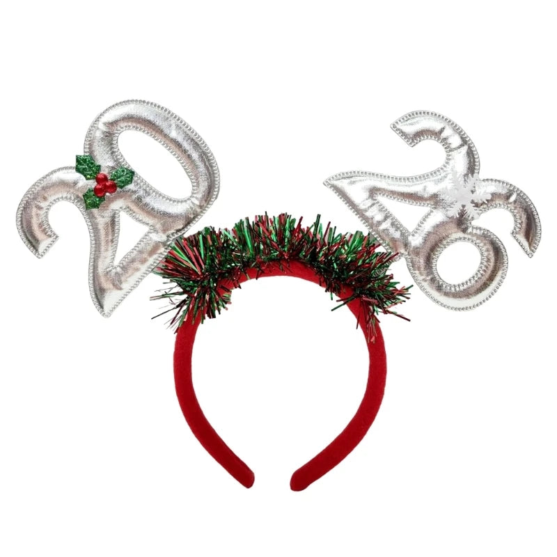 Gold Glitter New Year 2026 Headband | Party Accessory UK – EURO VIBE