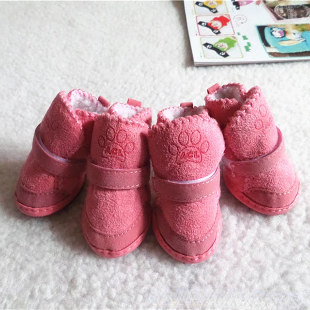 EURO VIBE Dog Winter Shoes | Warm Anti-Slip Pet Boots UK