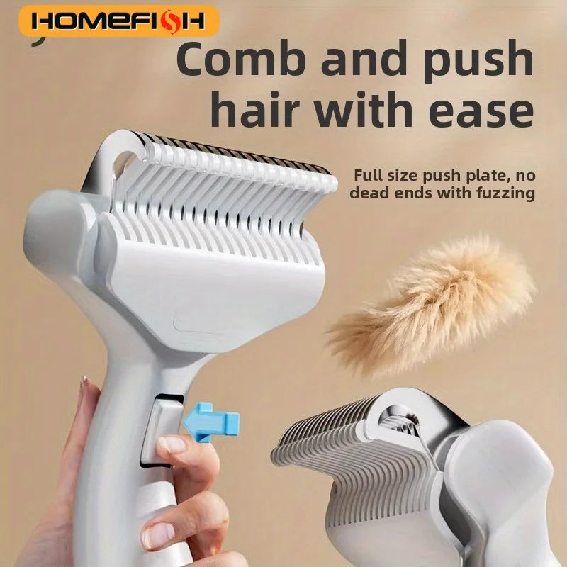 Self Cleaning Pet Hair Remover Brush for Dogs & Cats Grooming