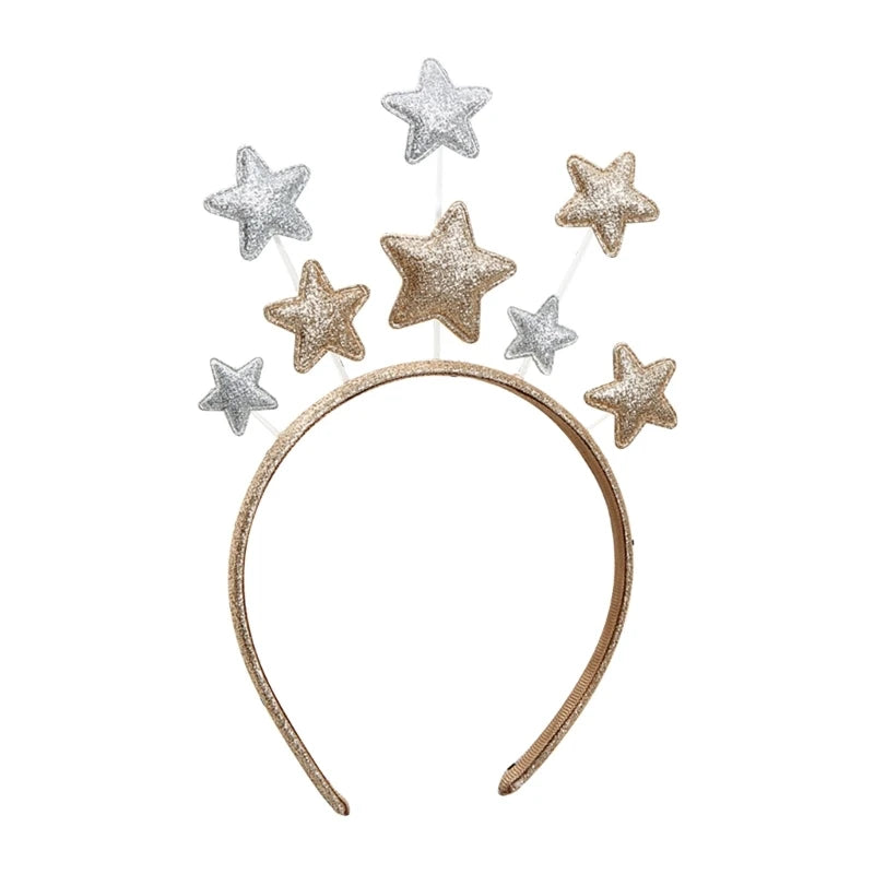 Gold Glitter New Year 2026 Headband | Party Accessory UK – EURO VIBE