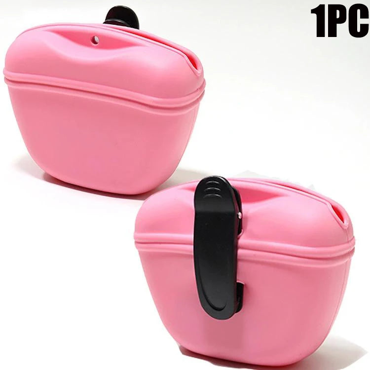 EURO VIBE Magnetic Pet Treat Pouch | Clip-On Dog Training Bag