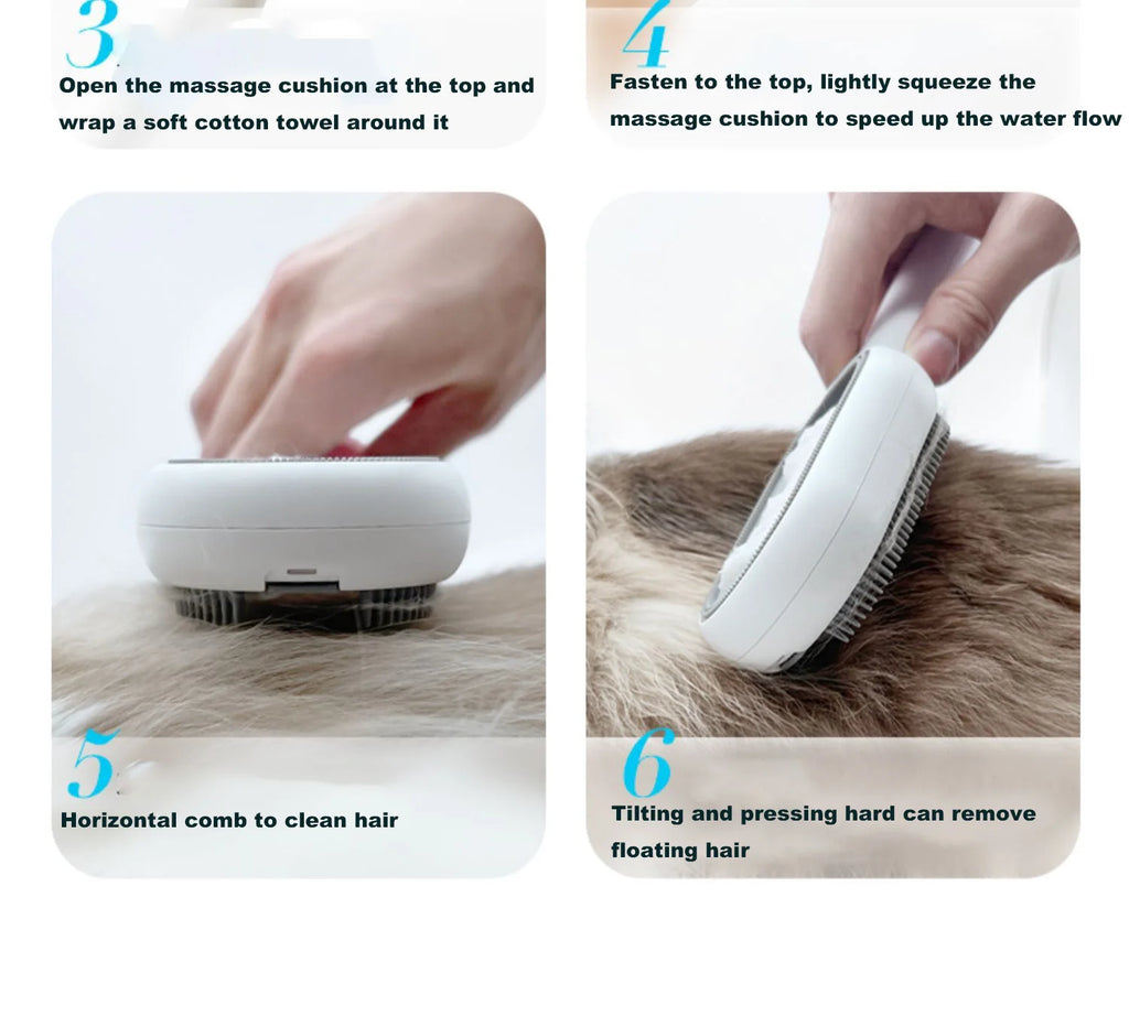 “Dog Grooming Brush – Deshedding & Massage Groomer for Dogs