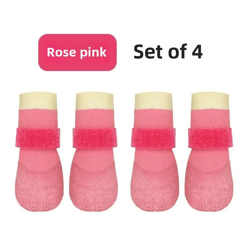 EURO VIBE Waterproof Dog Boots | Anti-Slip Pet Shoes