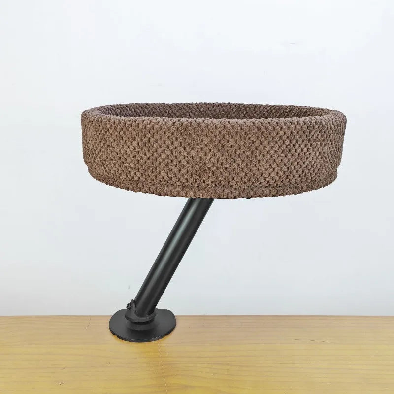 EURO VIBE Adjustable Cat Desk Perch Bed | Comfortable Rest Spot