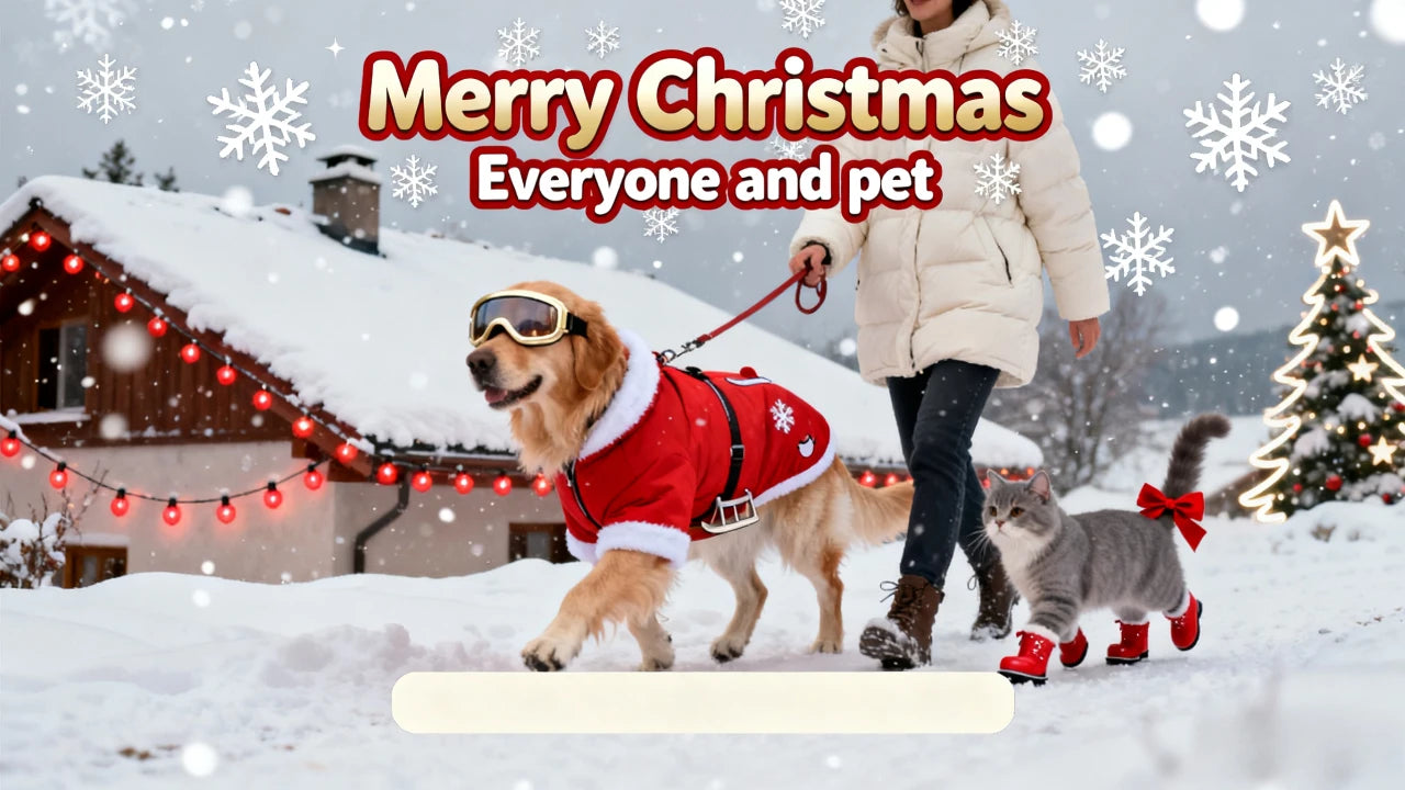 Christmas Dog Collar, Bow Tie & Leash Set – Festive Pet Accessories