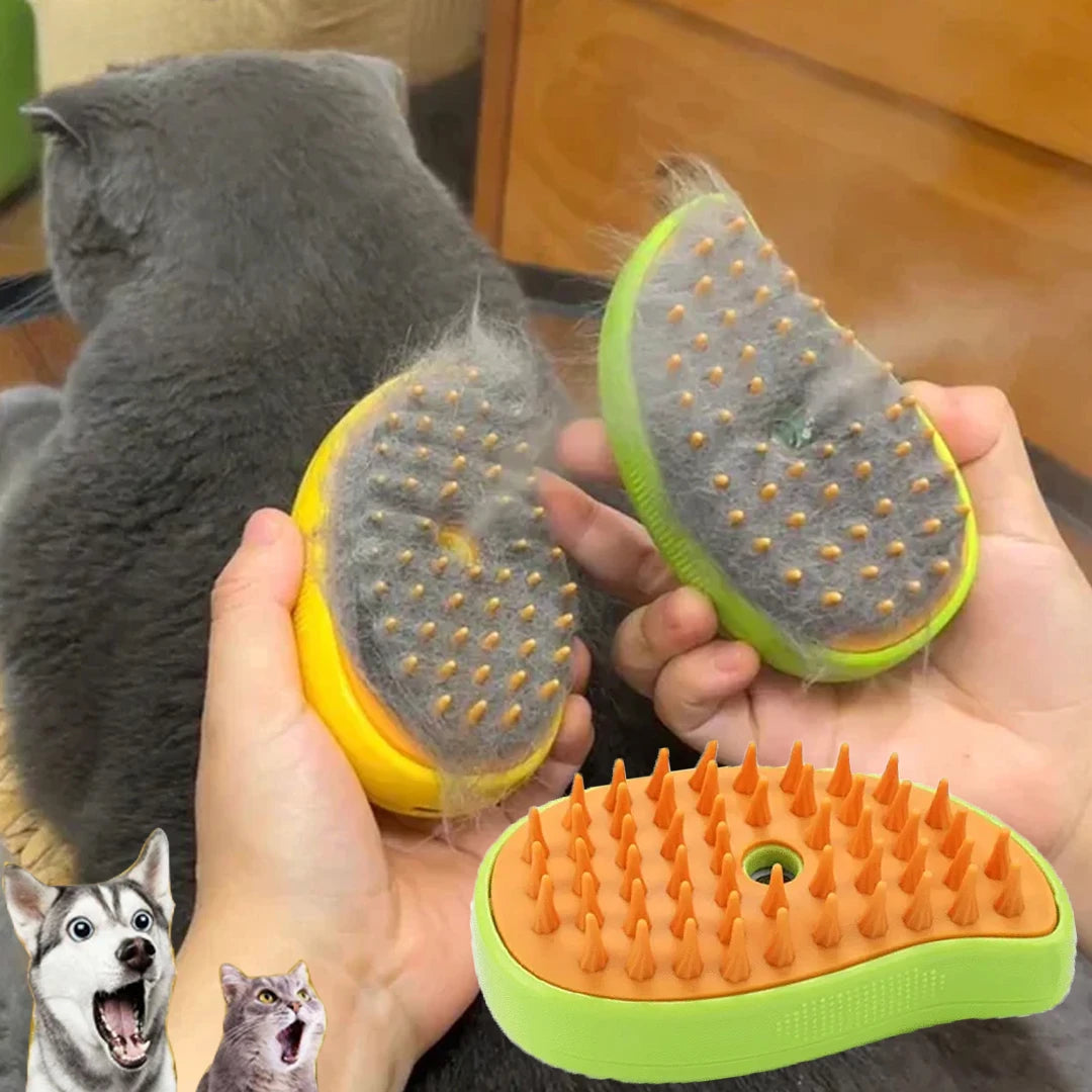 EURO VIBE Pet Grooming Brush | Deshedding Tool for Cats Dogs