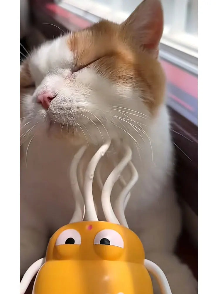 Interactive Light-Up Octopus Cat Toy | Battery Powered Fun Toy