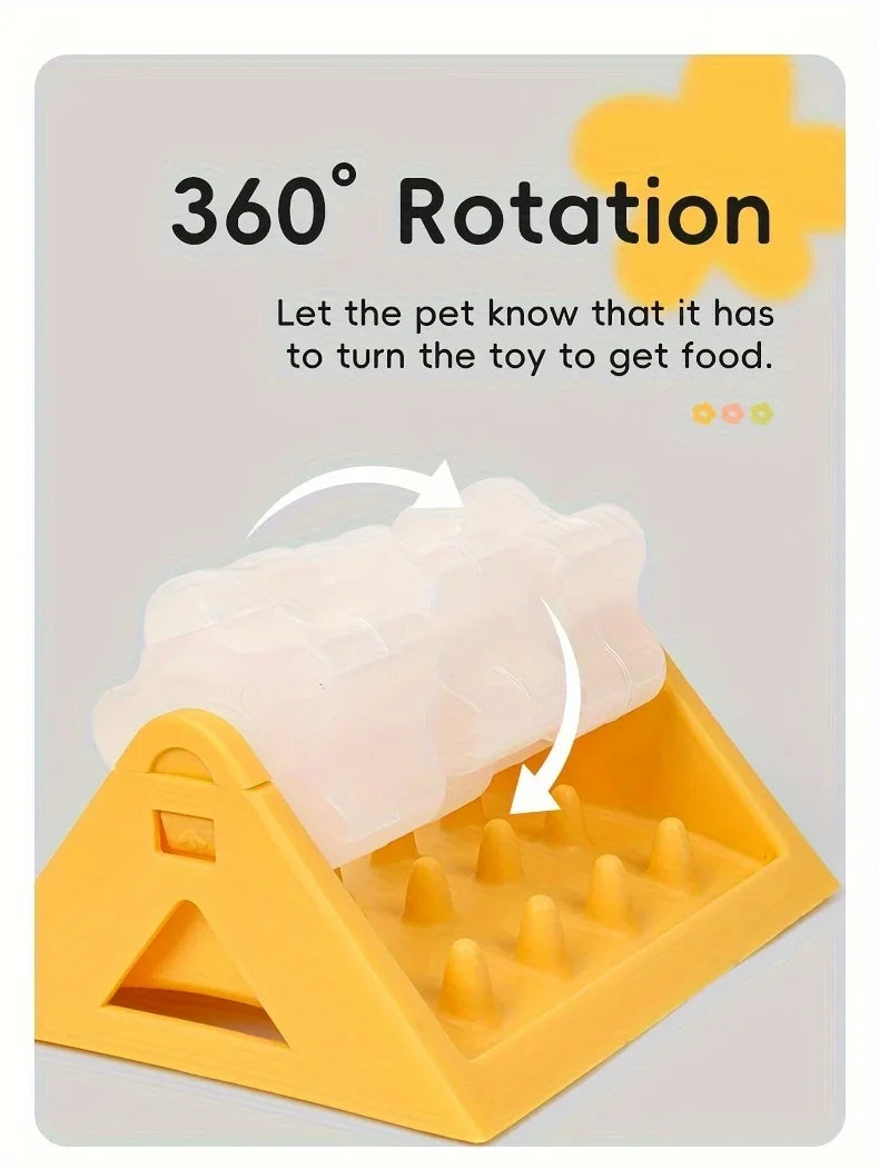 Interactive Dog Food Dispenser Puzzle Feeder Toy | EURO VIBE