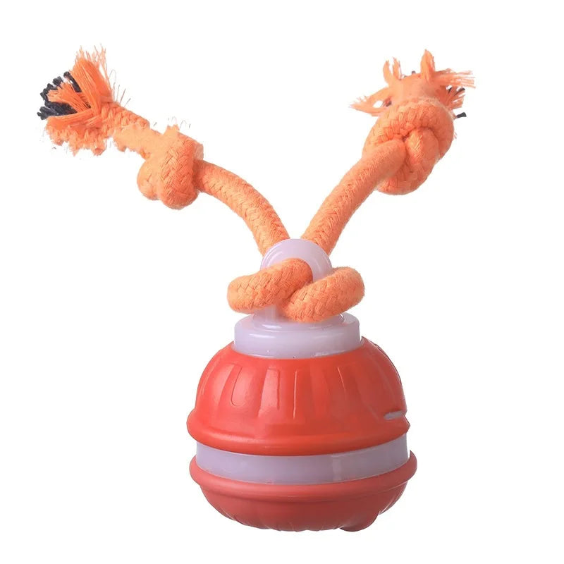 EURO VIBE Interactive Dog Rope Toy with Suction Cup & Ball