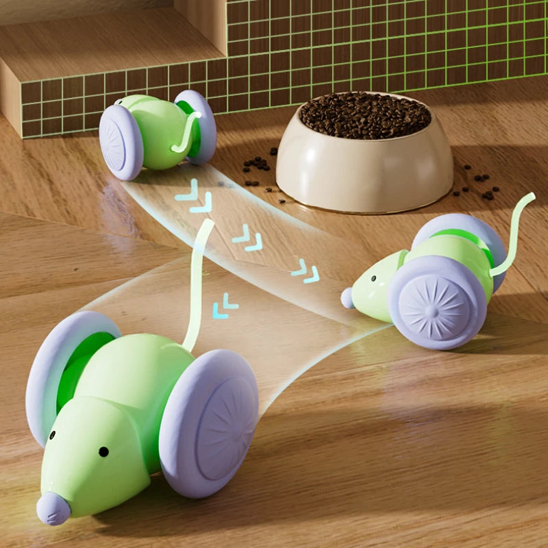 EURO VIBE Interactive Electric Mouse Cat Toy | Auto Moving Fun