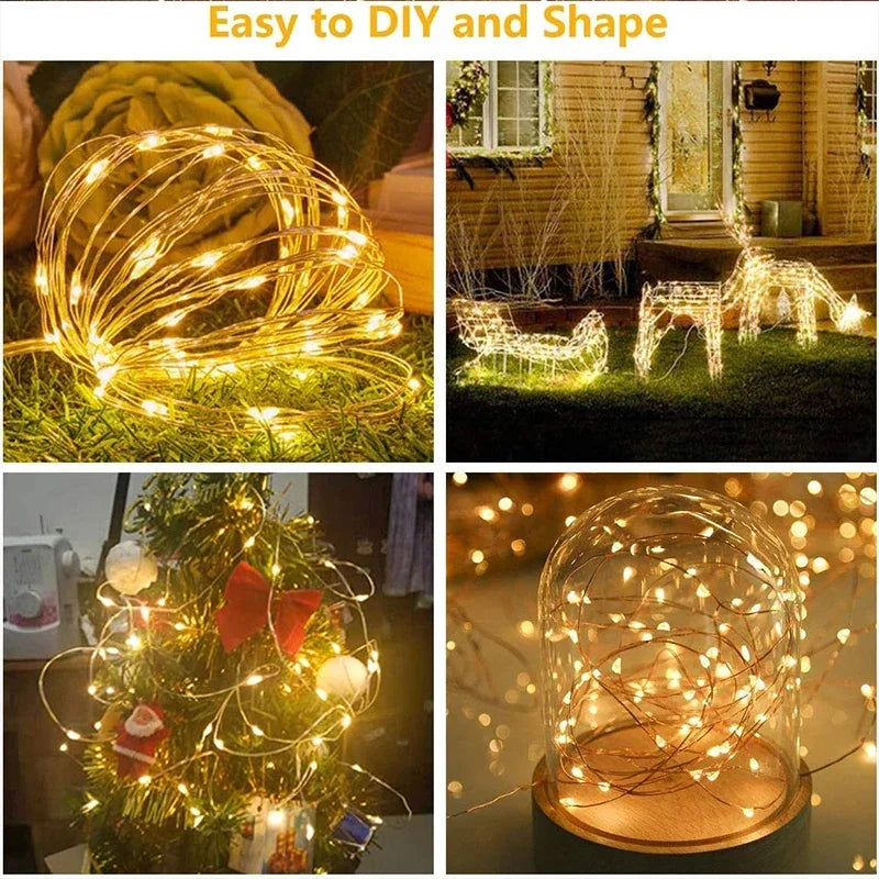 EURO VIBE 3M 300 LED Curtain Fairy Lights – Warm White Indoor Outdoor Décor