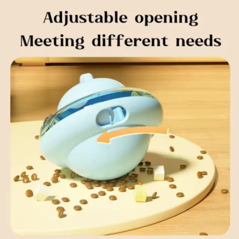 EURO VIBE Cat Treat Dispenser | Interactive Puzzle Feeder Toy