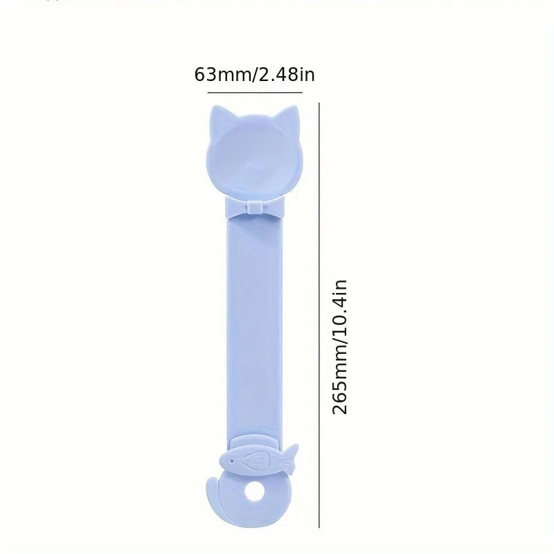 “Cat Food Pouch Opener Tool UK – Easy Feed Clip for Wet Treats & Meals”