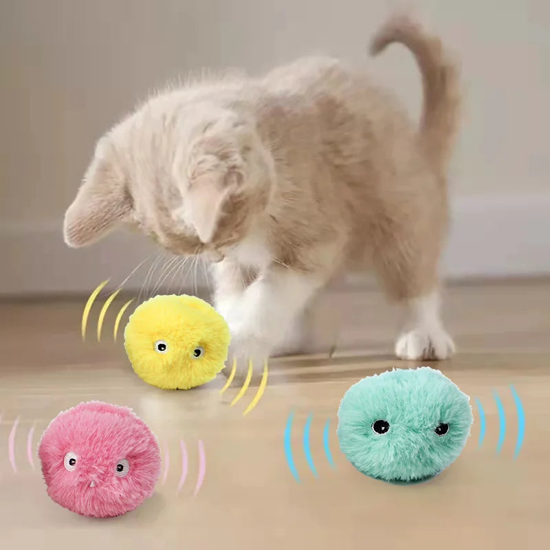 Smart Interactive Cat Toy Ball with Sound & Catnip | EURO VIBE