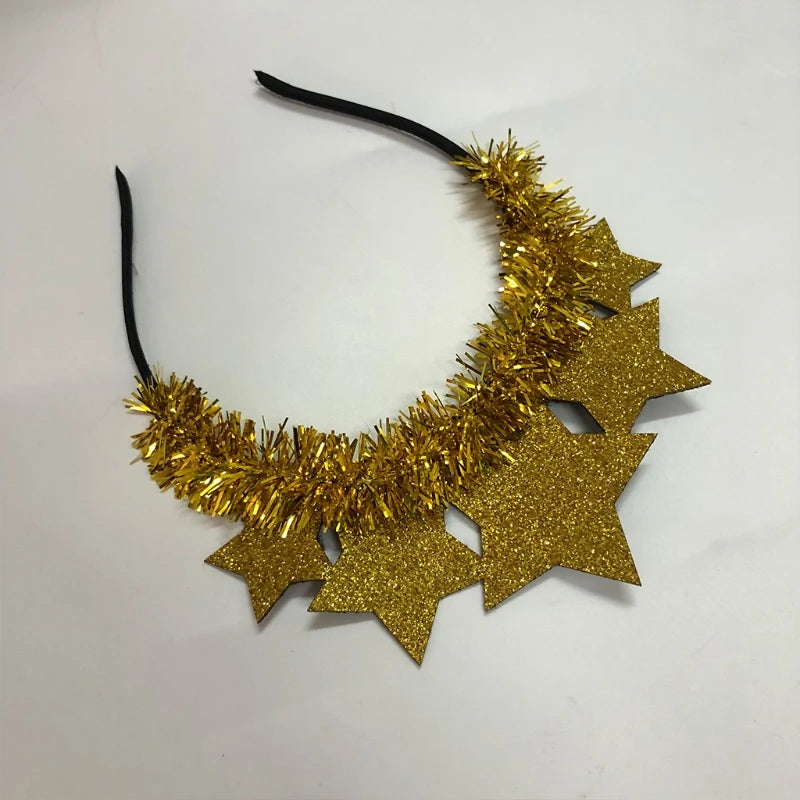 Gold Glitter New Year 2026 Headband | Party Accessory UK – EURO VIBE