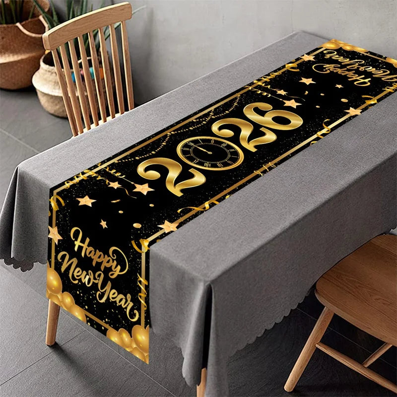 New Year 2026 Table Runner – Party Table Decor UK | EURO VIBE