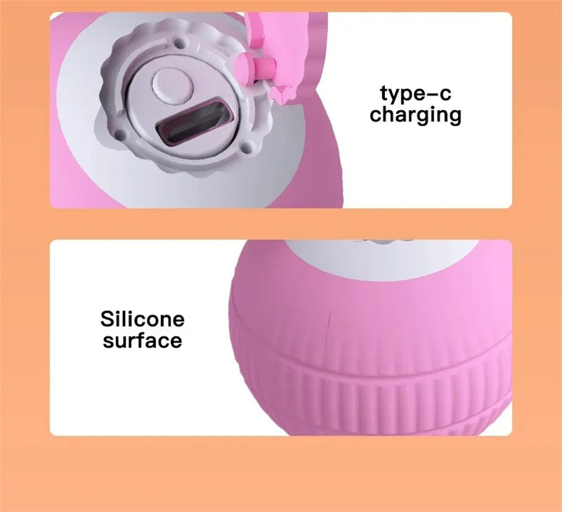 “Automatic Teasing Cat Ball Toy – Interactive Smart Rolling Pet Toy USA”