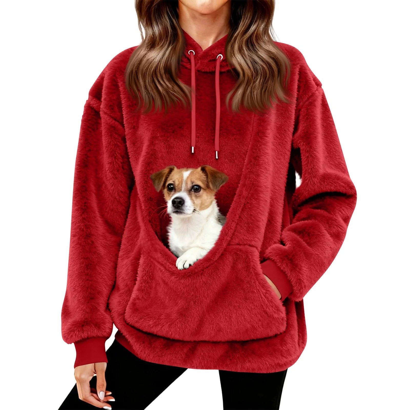 Women’s Fleece Hoodie | Casual Long Sleeve Hooded Top for Autumn Winter
