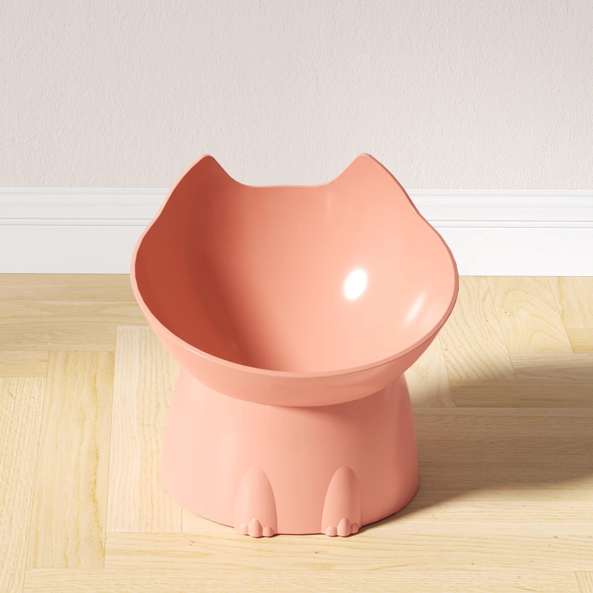 EURO VIBE Elevated Cat Bowl | Anti-Slip Pet Feeding Dish for Cats
