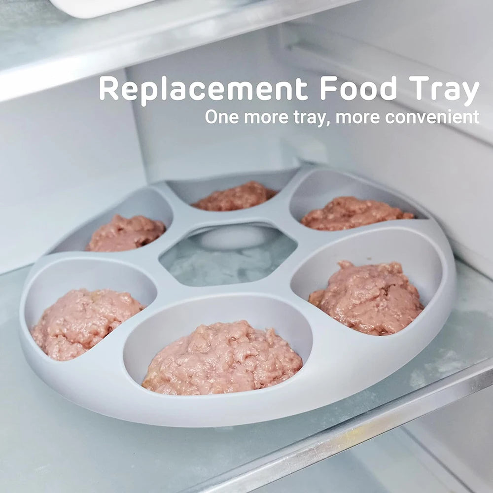 EURO VIBE Slow Feeder Dog Bowl with Food Storage – 500g
