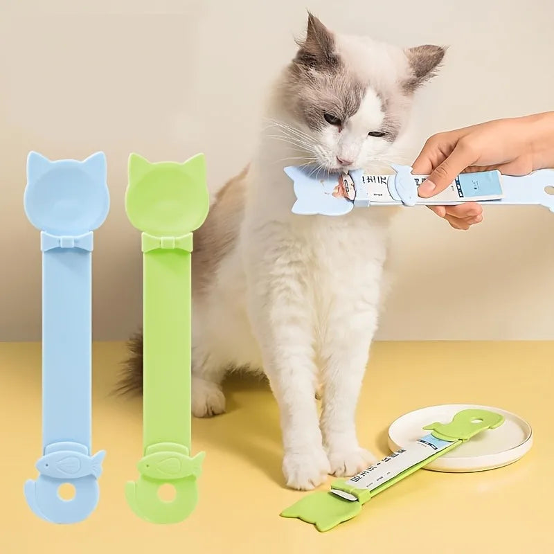 “Cat Food Pouch Opener Tool UK – Easy Feed Clip for Wet Treats & Meals”