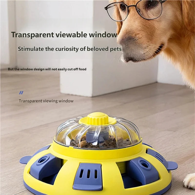 EURO VIBE Interactive Dog Puzzle Feeder – Brain Training Toy