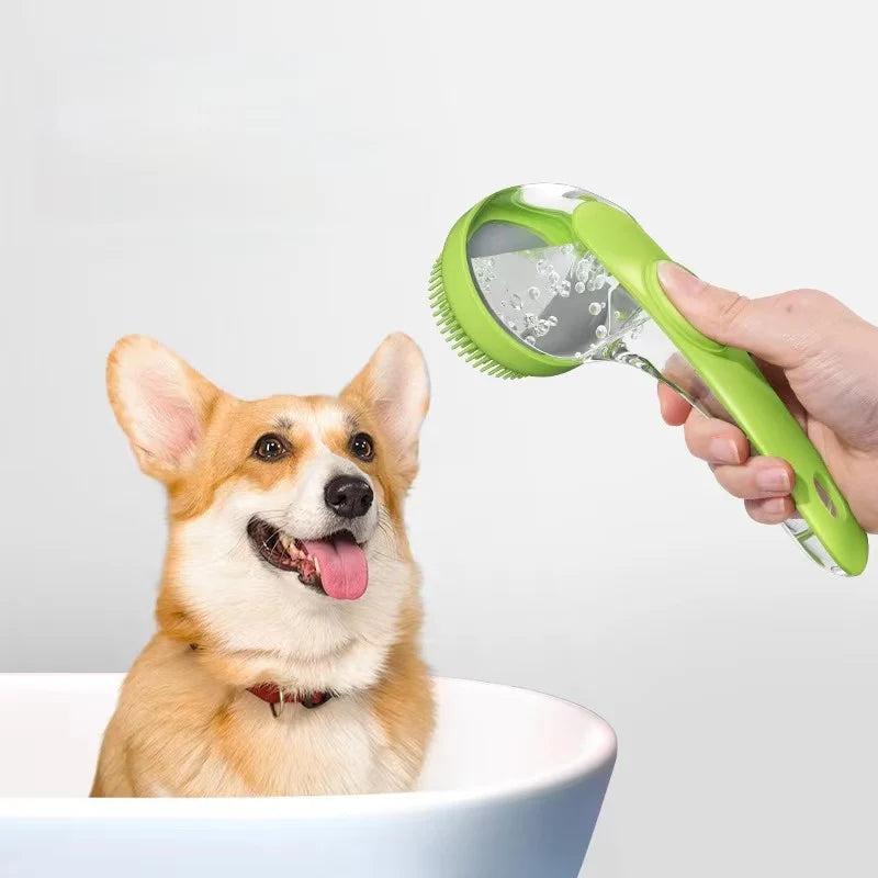 “Dog Bath Brush UK – C Grooming Brush for Pets”
