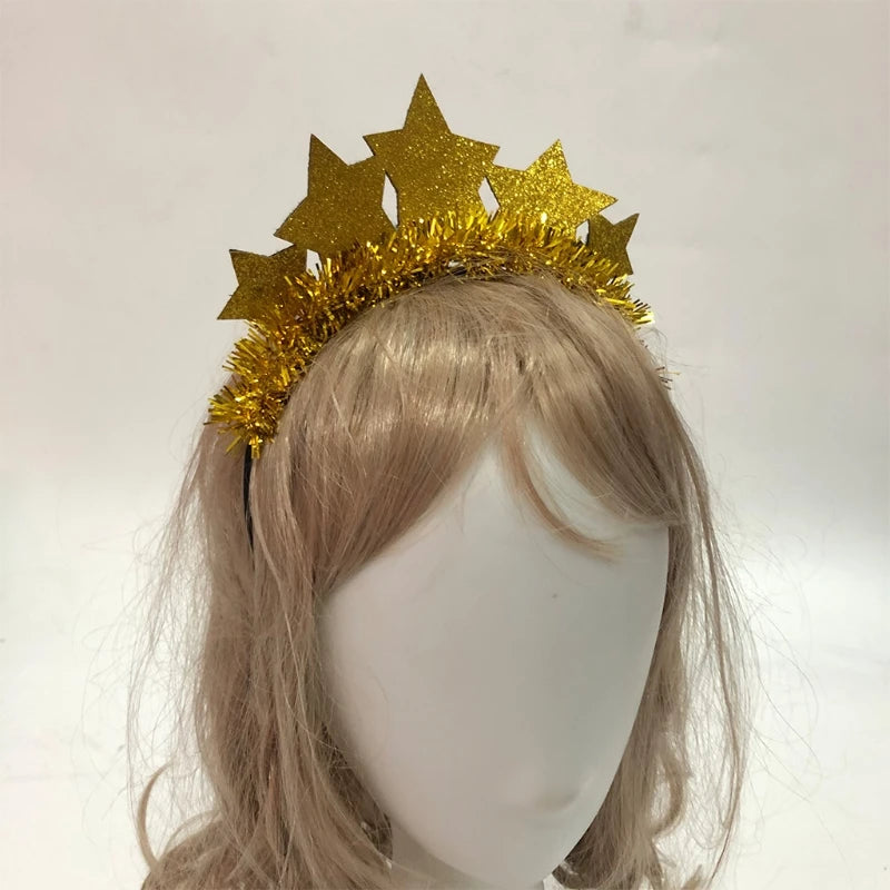 Gold Glitter New Year 2026 Headband | Party Accessory UK – EURO VIBE