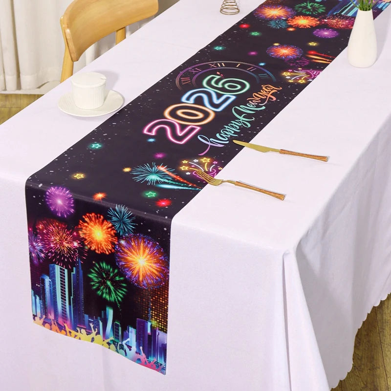 New Year 2026 Table Runner – Party Table Decor UK | EURO VIBE