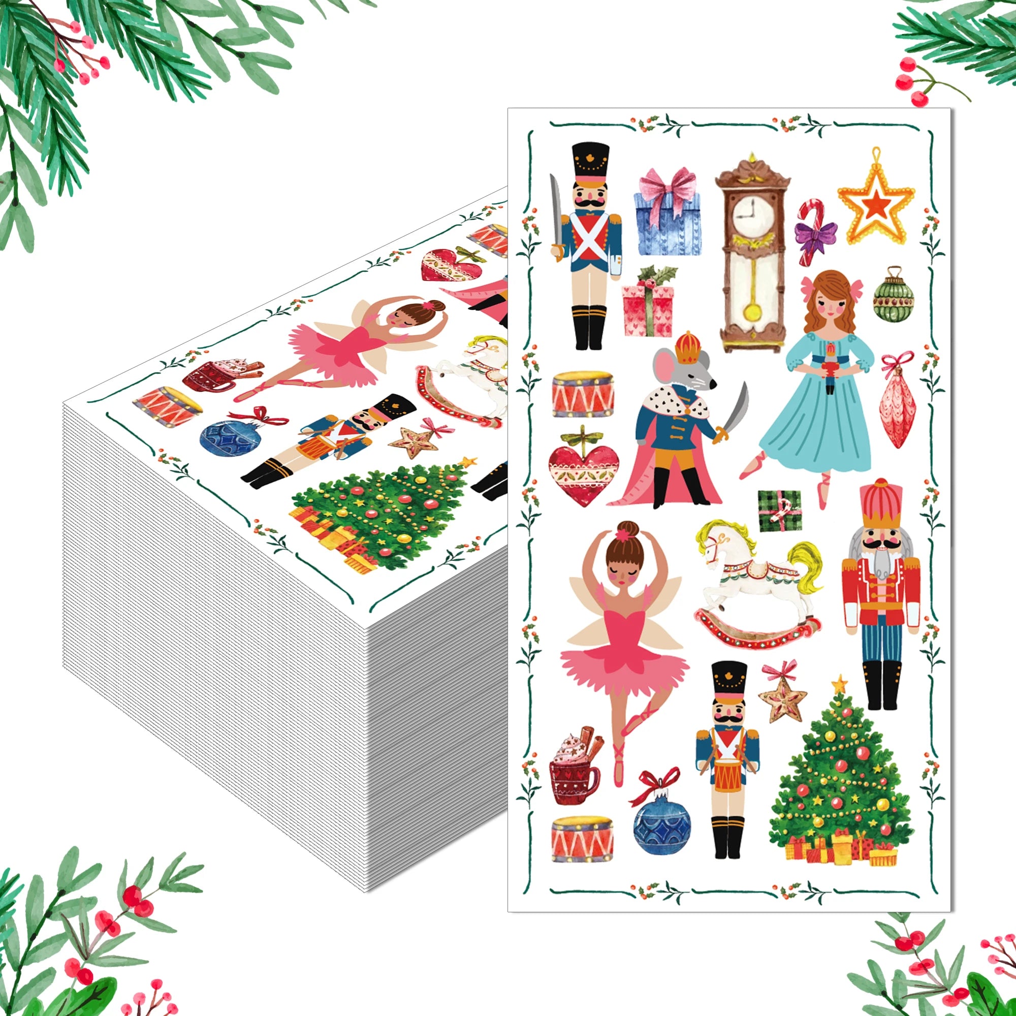Christmas Disposable Paper Napkins Festive Party Set – EURO VIBE