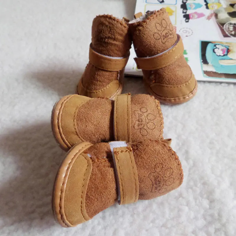 EURO VIBE Dog Winter Shoes | Warm Anti-Slip Pet Boots UK