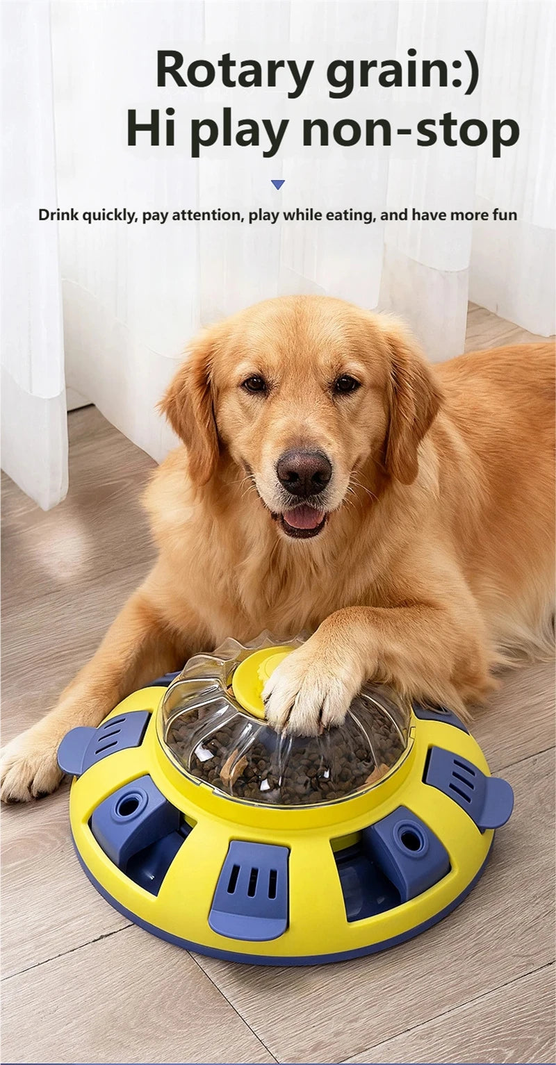 EURO VIBE Interactive Dog Puzzle Feeder – Brain Training Toy