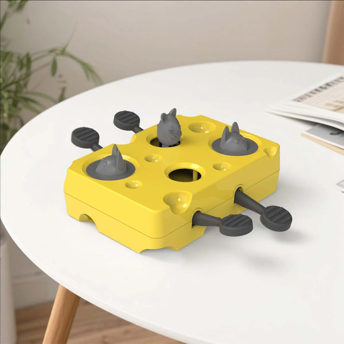 Interactive Cat Puzzle Feeder Toy Slow Feeding Game for Cats