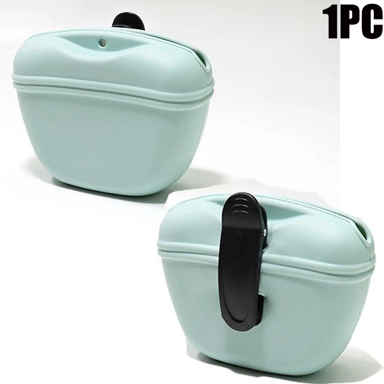 EURO VIBE Magnetic Pet Treat Pouch | Clip-On Dog Training Bag