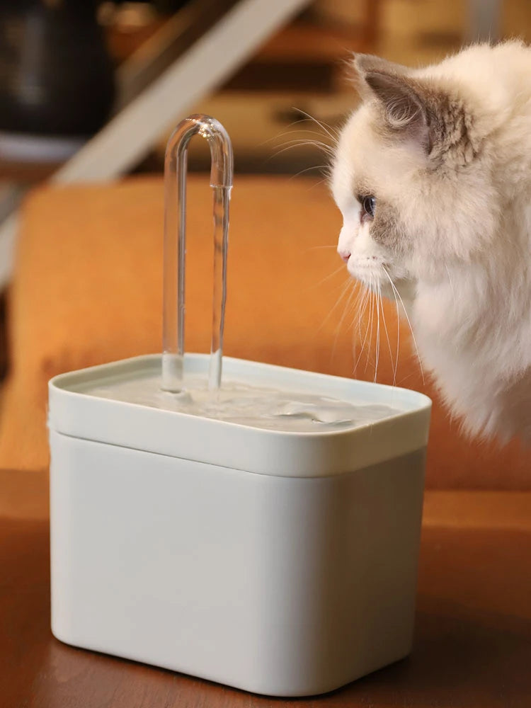 EURO VIBE Cat Water Fountain – Automatic Fresh Water Dispenser UK