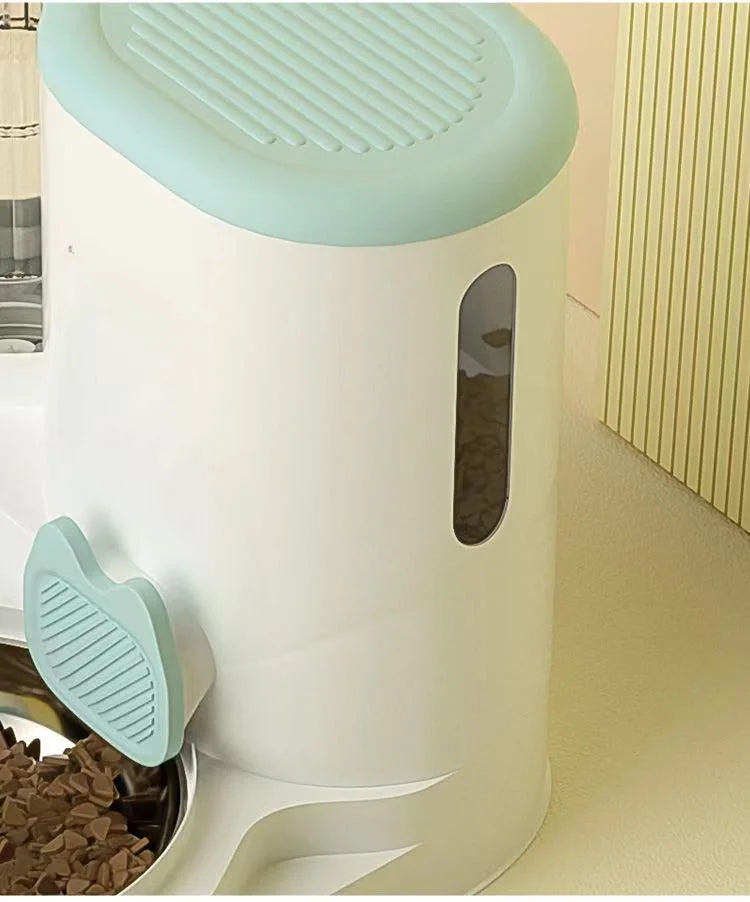 “2-in-1 Automatic Pet Feeder with Water Dispenser | Cat & Dog Feeder UK”