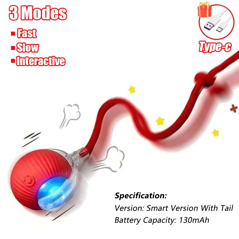 Cat Infrared Interactive Ball Toy for Cats | EURO VIBE UK