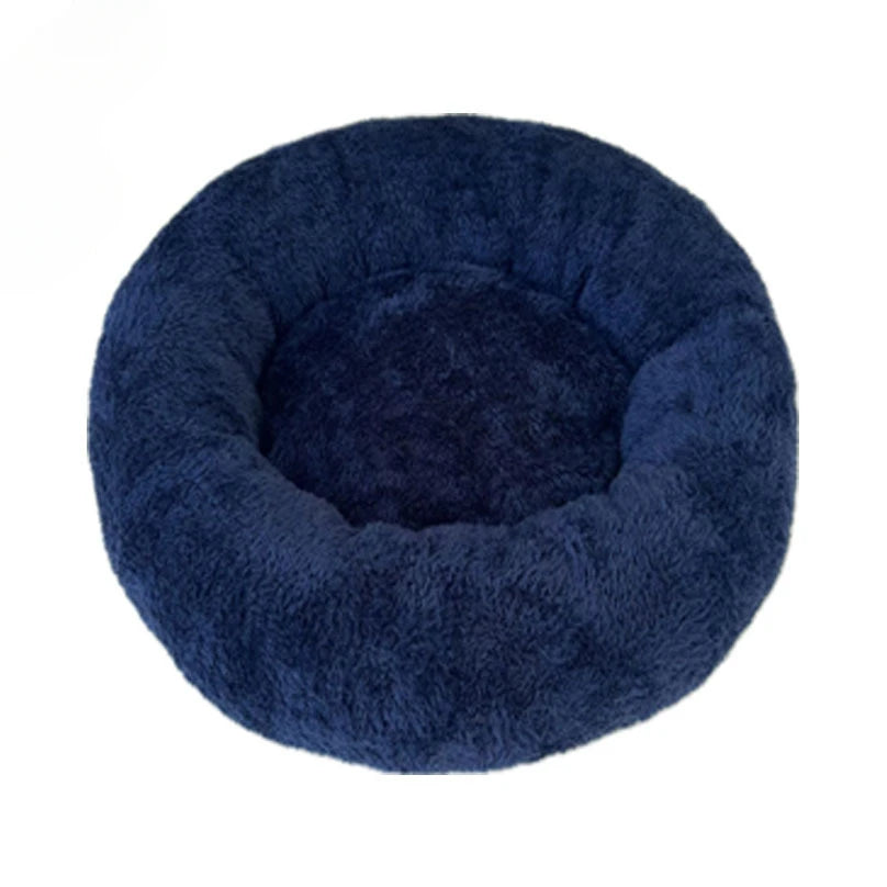 Fluffy Donut Cat Bed – Premium Soft Round Pet Cushion UK