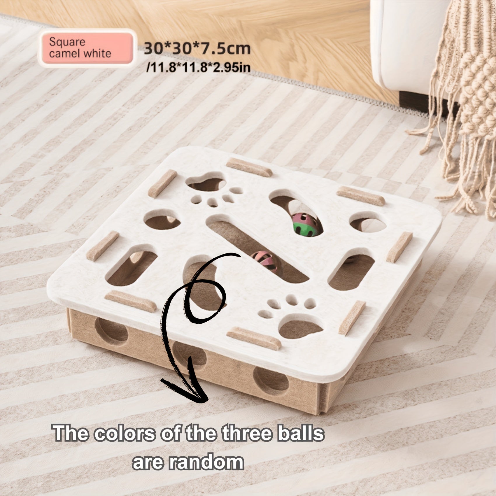 Interactive Cat Puzzle Toy Treat Dispenser Board | EURO VIBE
